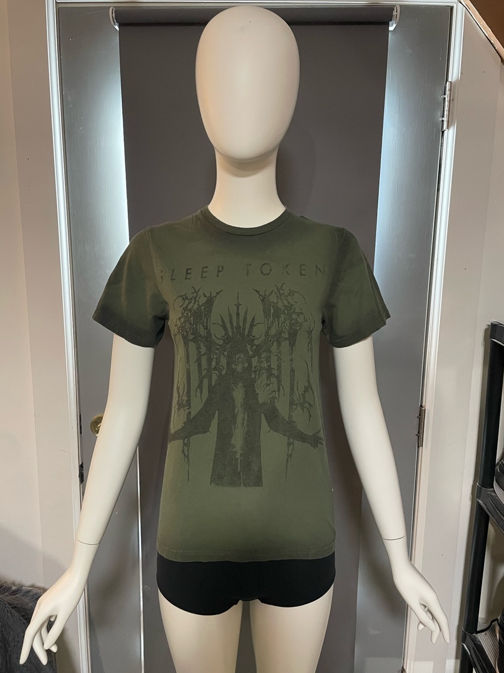 Rare Hot Topic Sleep Token Vessel Faded Green Shirt Size Small